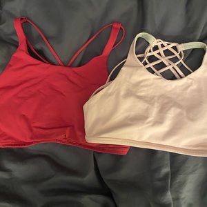 Two Pink Lululemon Sports Bras